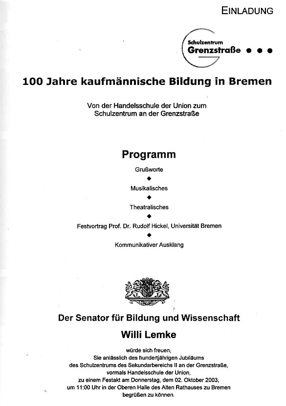 Das 100-jährige Jubiläum wird gefeiert